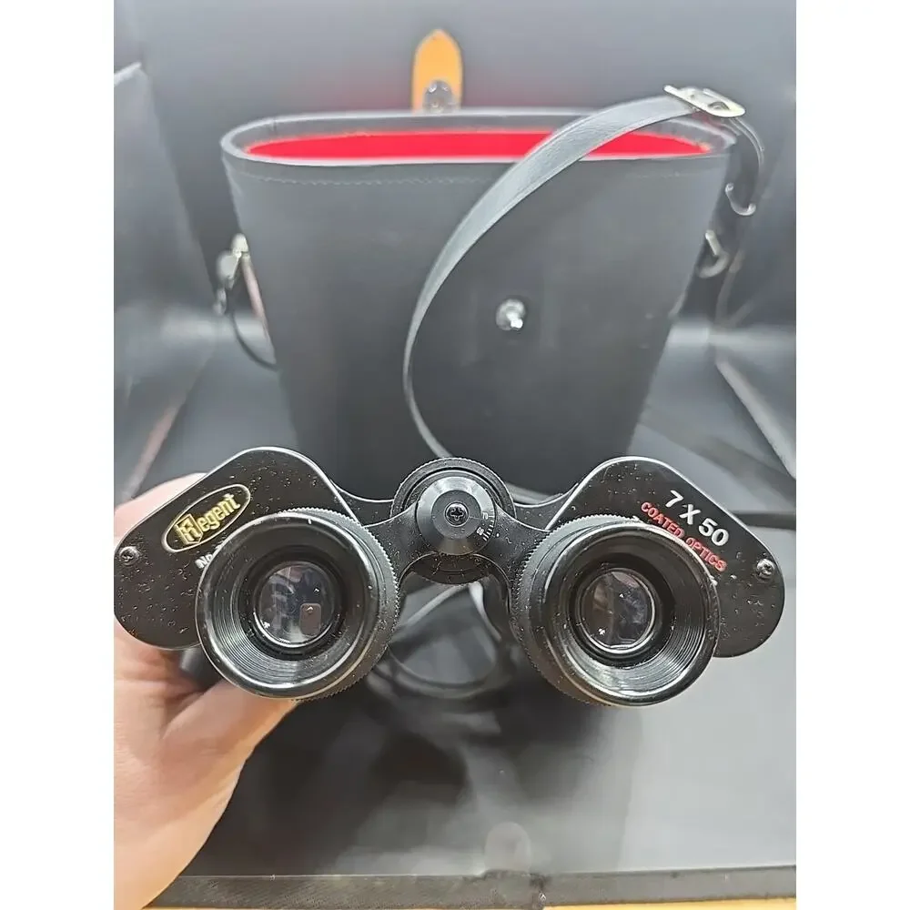 Vintage Regent 7x50 Binoculars Coated Lens‎ 376 at 1000 yds no. 142187